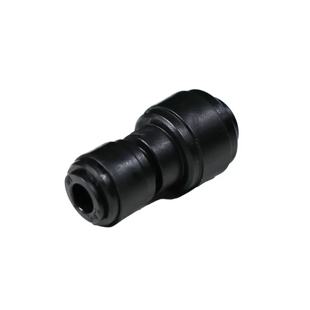 Neofit - Black Reducing Union Connector- 3/8"Tube Od X 3/16"Tube Od 1