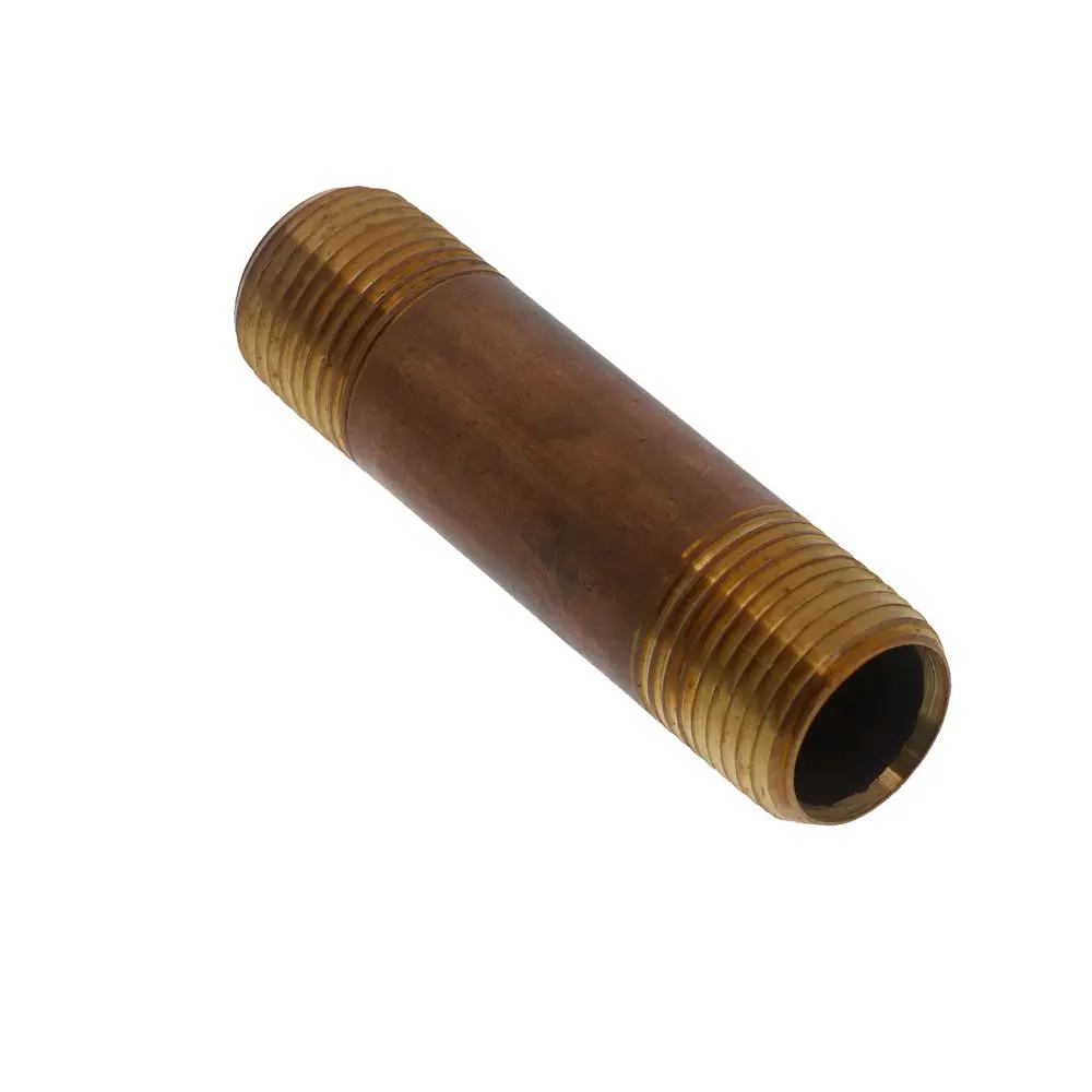 Lead-Free Red Brass Nipple 1/2 Mip X 3 L 1