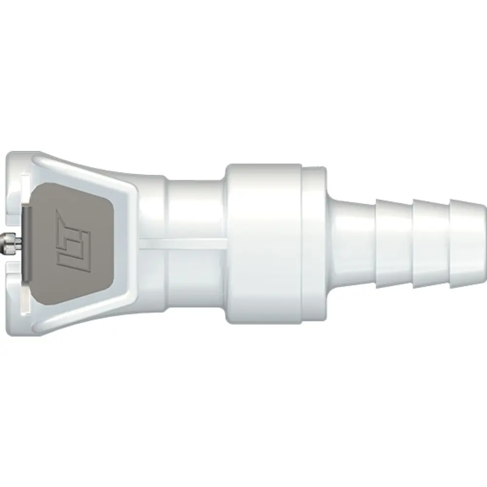 Linktech 40Ac Series Straight Female, Non-Valved, 5/16" Hb, Natural Acetal 1