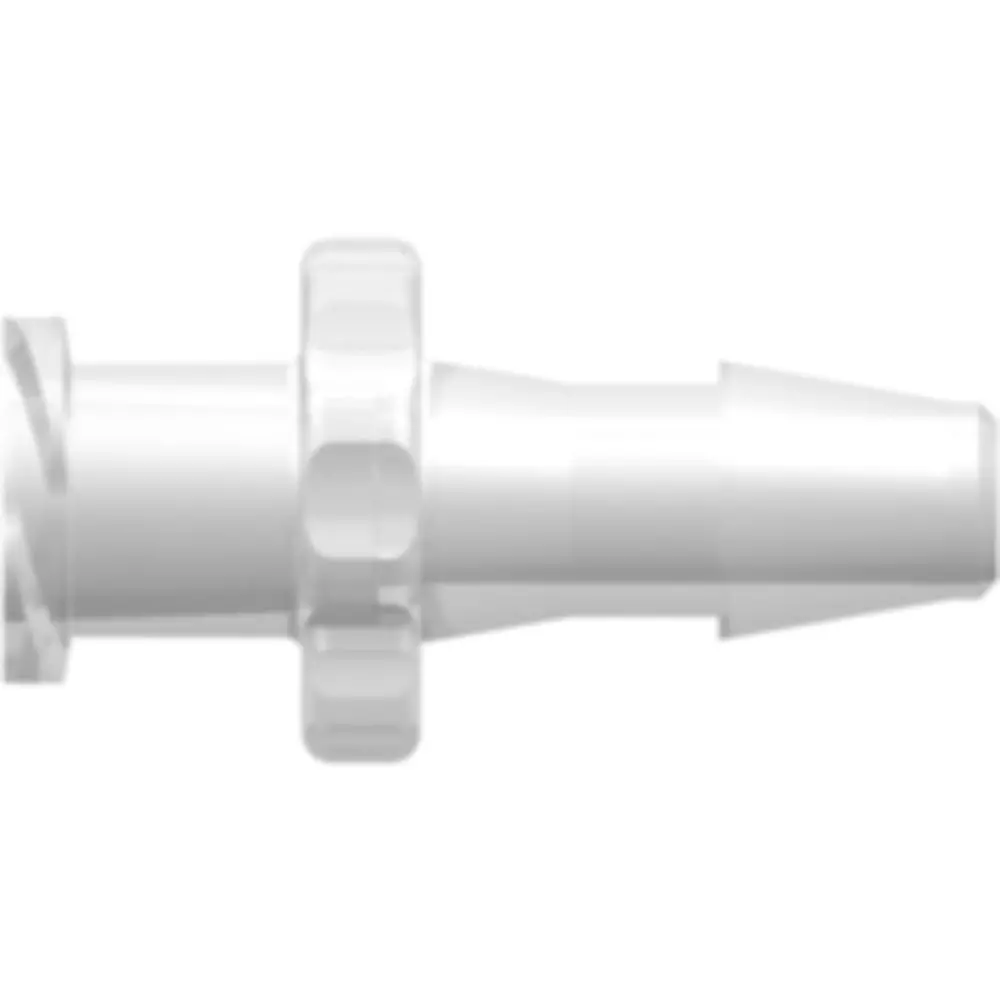 Linktech Female Luer Thread Style To 200 Series Barb, 5/32" (4.0 Mm) Id Tubing, Natural Polypropylene 1