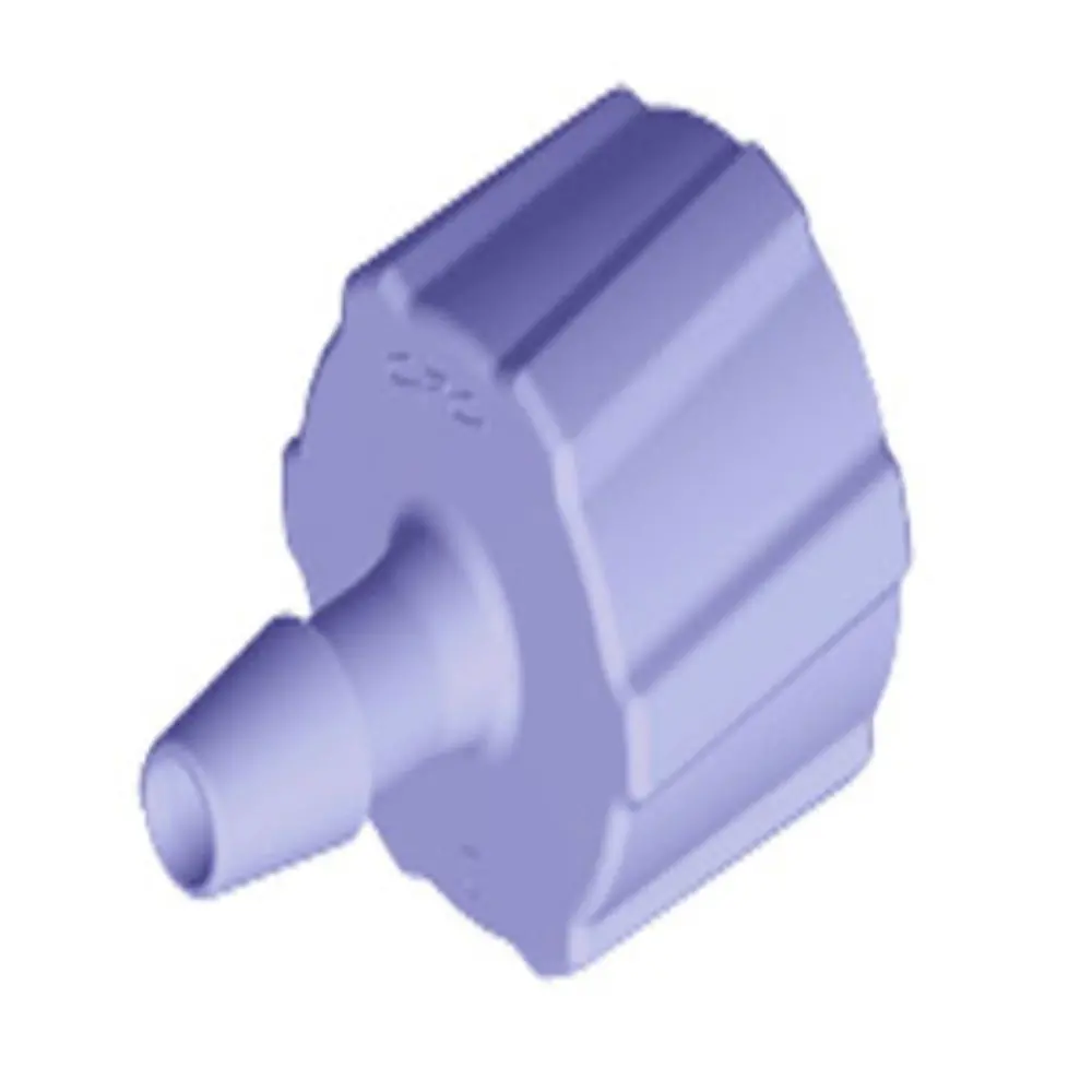 Lm4191 Luer Fitting Purple Tint Polycarbonate Male Luer X 1/8 Hb 1