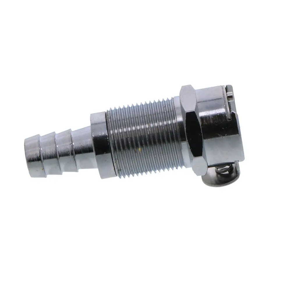 Lcd16006 Valved Panel Mount Hose Barb Coupling Body 3/8 Id Barb 3