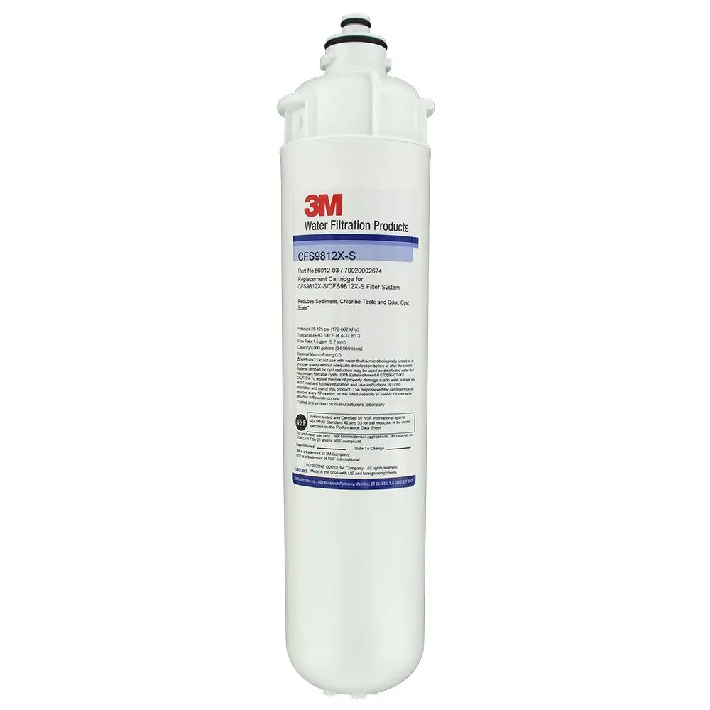 Everpure Compatible Cfs9812x-S 0.5 Mic Cto/Cyst/Scale 9,000 Gal 1