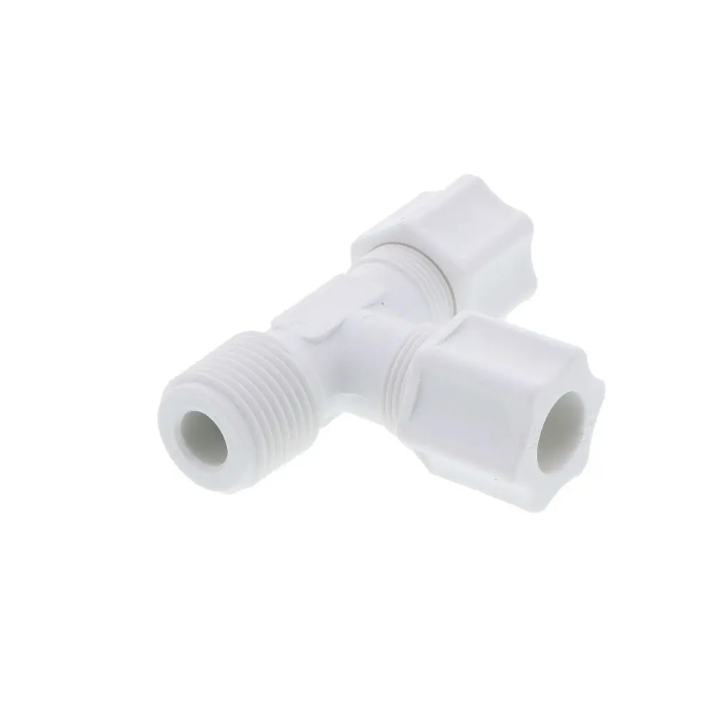 Jaco 75-10-8-P Polypropylene Male Run Tee 5/8 Od Tube X 1/2 Mpt 2