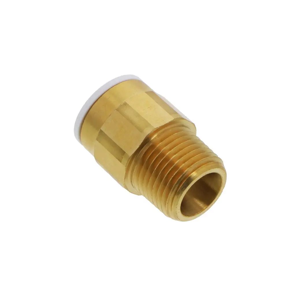 John Guest Brass Male Connector Npt - 1/2 Cts X 1/2 Npt 2