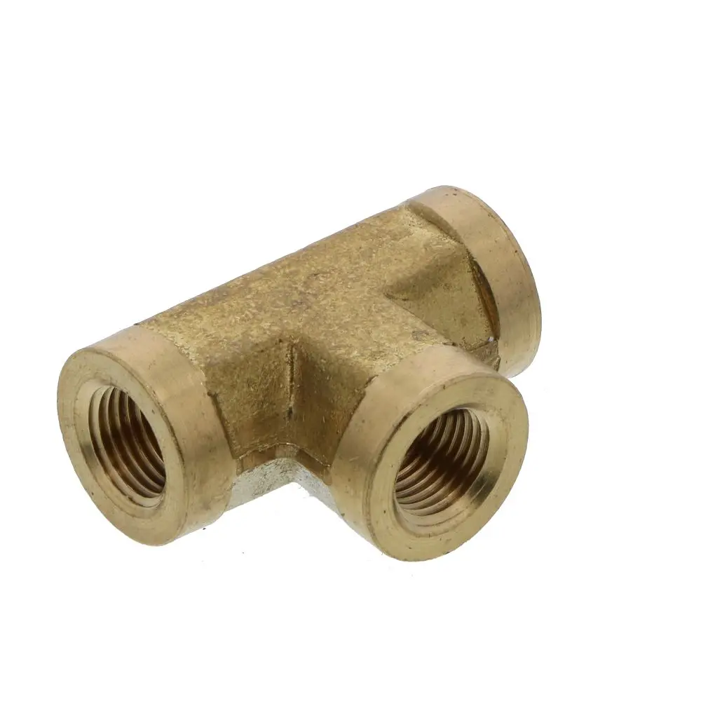 Brass Female Fnptf Tee - 1/8 X 1/8 X 1/8 2