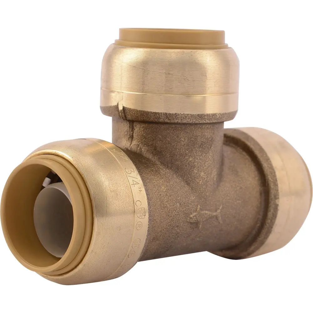 Sharkbite® U370lf Lead-Free Brass Push-To-Connect Tee - 3/4" X 3/4" X 3/4" 1