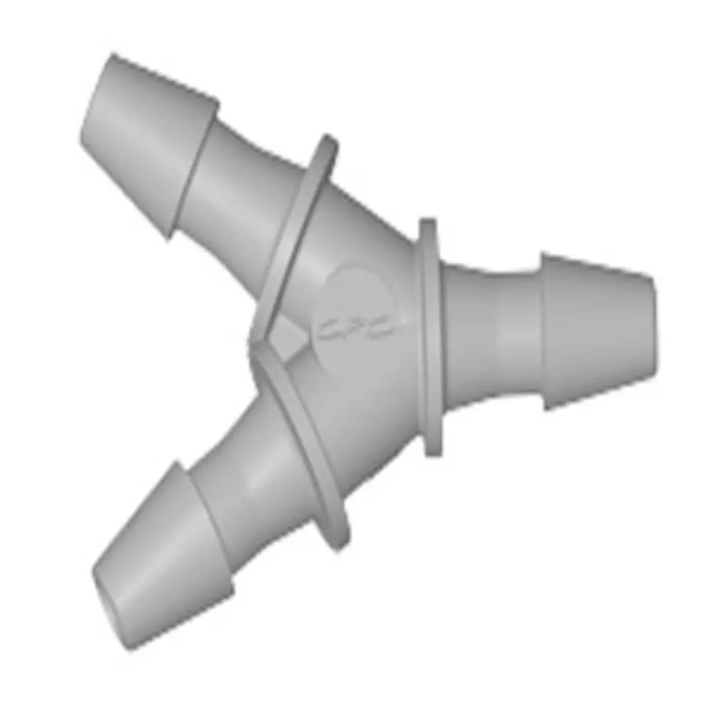 Hy3 Y Fitting Natural Polypropylene 3/32 Hb X 3/32 Hb X 3/32 Hb 1
