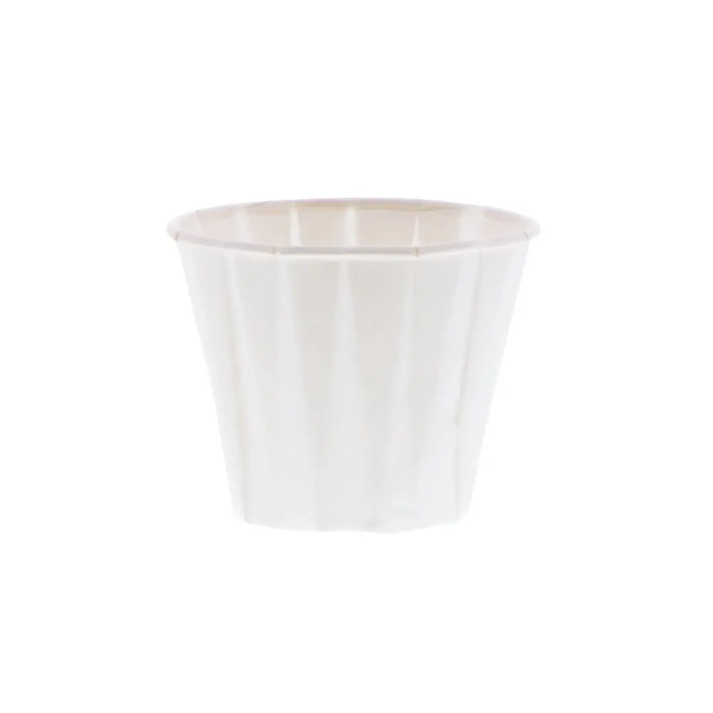 Pleated Drinking Cup 3.5 Oz Rolled Rim - 2,500 Per Case 1
