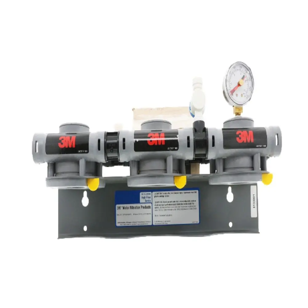 3M Water Filtration Dp3 3/4" Mnpt Inlet & Outlets, Triple Head, Dual Outlets 2