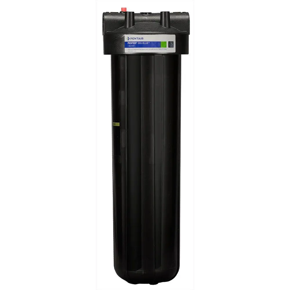Pentek 20" Big Black Water Filter Housing With Pressure Relief - 1" Fpt 1