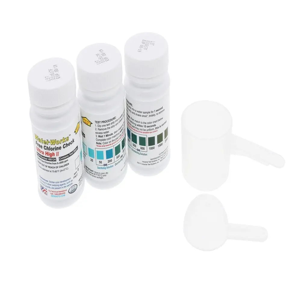 Ultra High Range Free Chlorine Test Strips 1