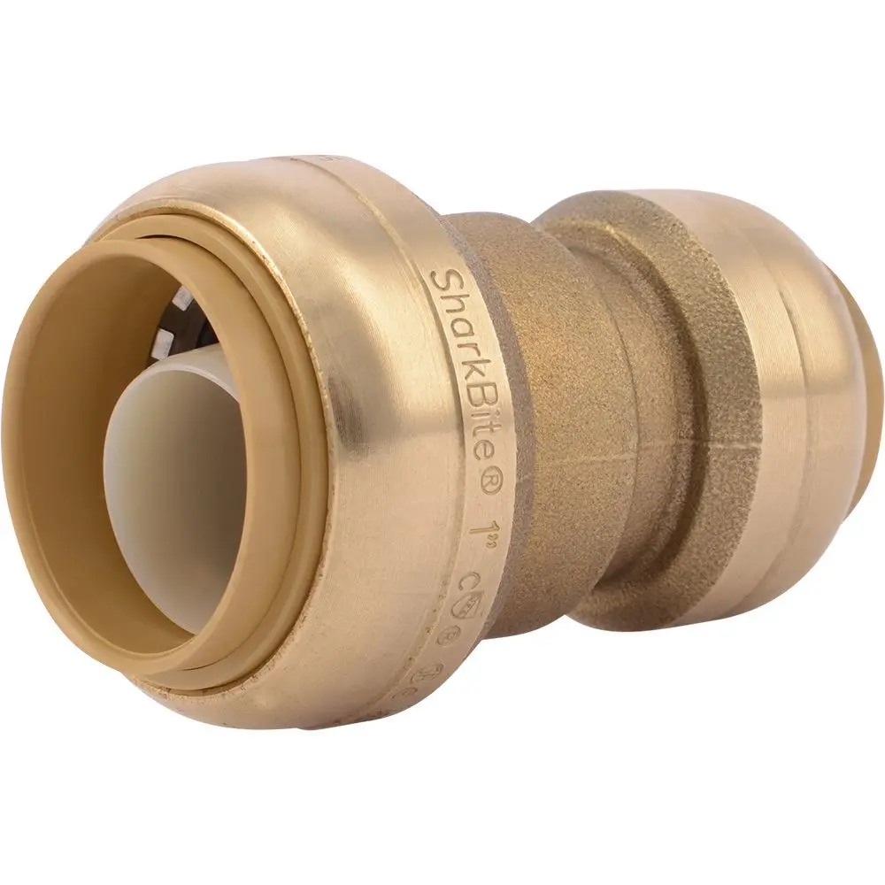 Sharkbite® U060lf Lead-Free Brass Push-To-Connect Reducer Coupling - 1" X 3/4" 1
