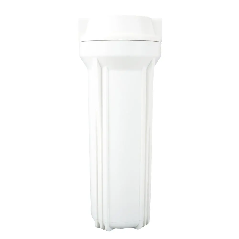 10" Neo-Pure Slimline Flat Cap Housing Nsf White Cap/White Sump 1/2" No Pressure Relief 1