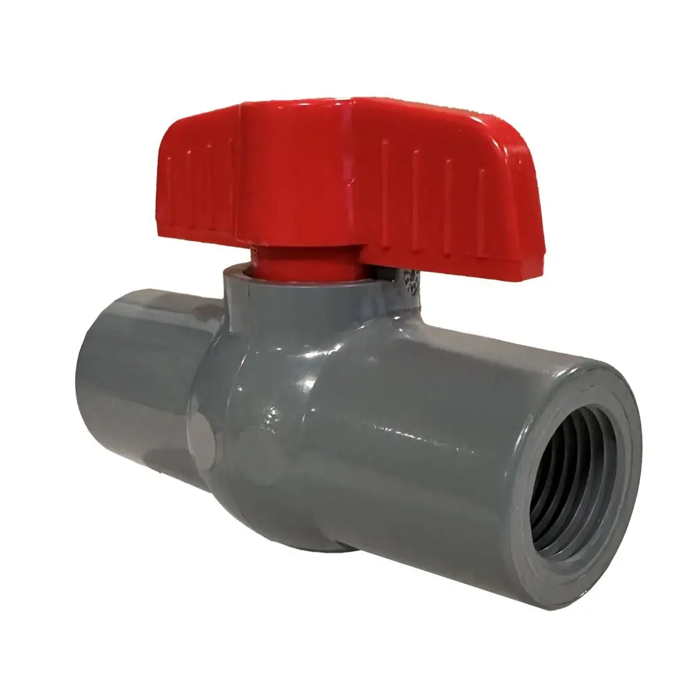 Schedule 80 Pvc Molded-In-Place Ball Valve 1/2" Fpt 1