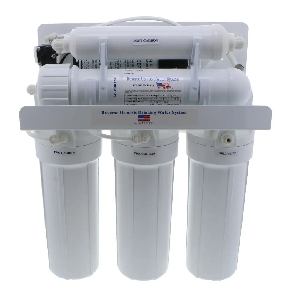 Axeon 5-Stage Reverse Osmosis System 150Gpd W/ Booster Pump 1