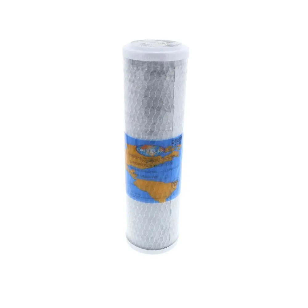 Omnipure Omb934-10M 9-3/4" Coconut Shell Carbon 10Mic Block Filter 1