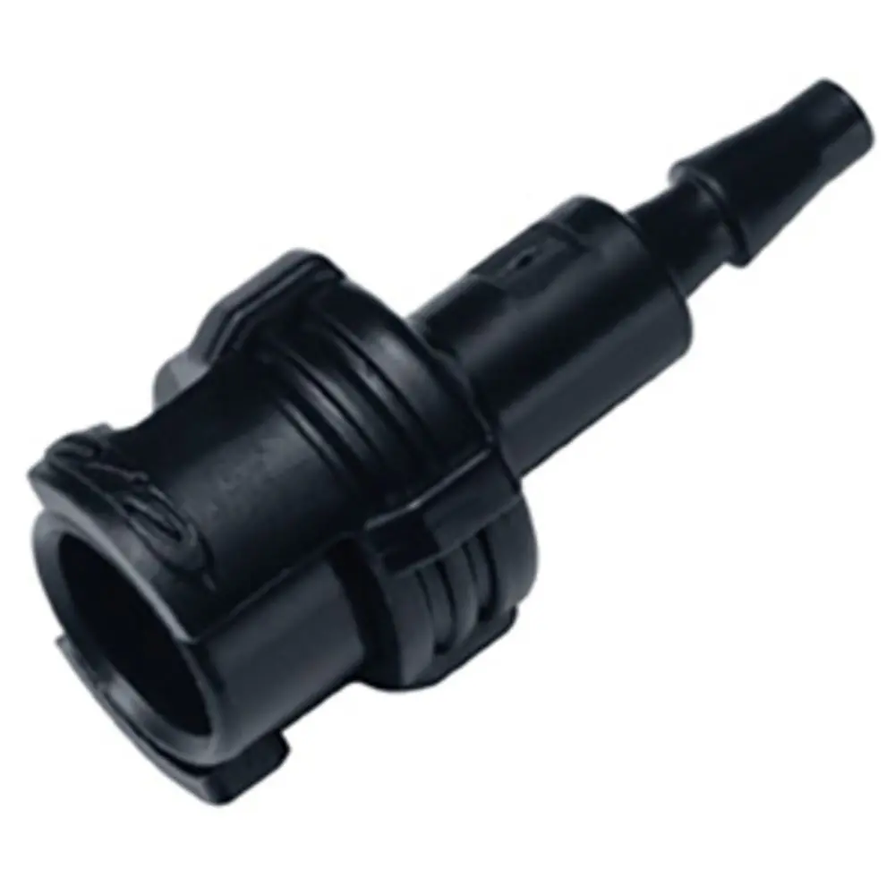 Smfdm3mblk Valved Inline Hose Barb Black Coupling Body 3Mm Id Barb 1