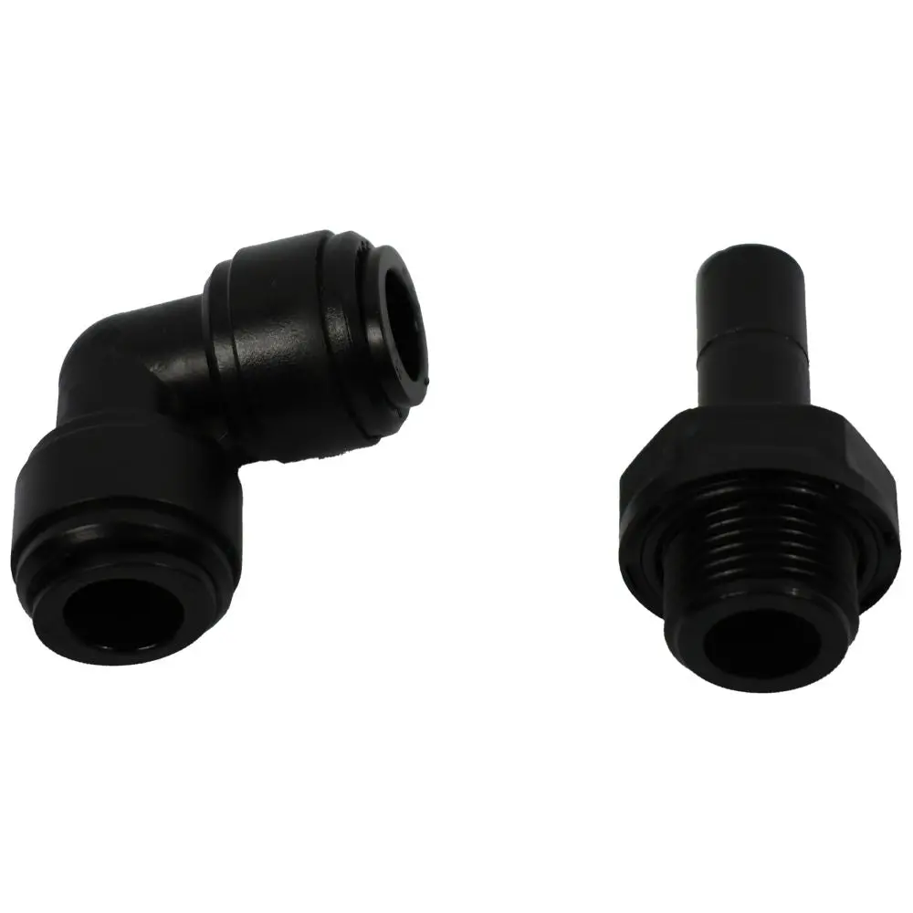 Neofit - Acetal Black Male Elbow Swivel- 10Mm Tube Od X 3/8"Bsp(P) 1