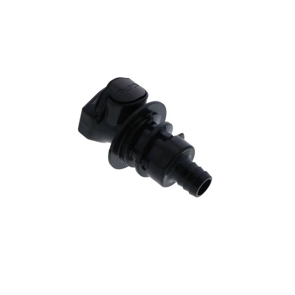 Hfcd16857 Valved Panel Mount Hose Barb Coupling Body 1/2 Id Barb 1