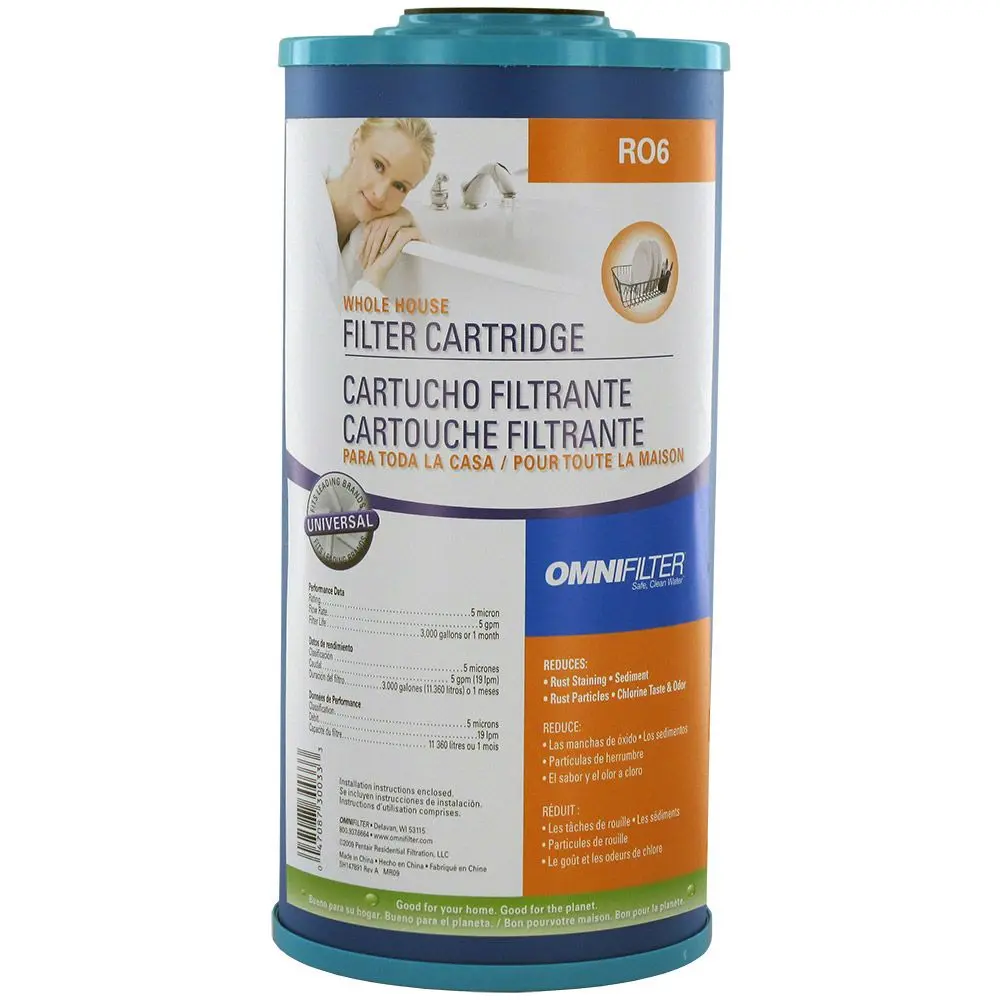 Omnifilter Ro6 10" X 4-1/2" Coconut Shell Gac/Kdf85 1