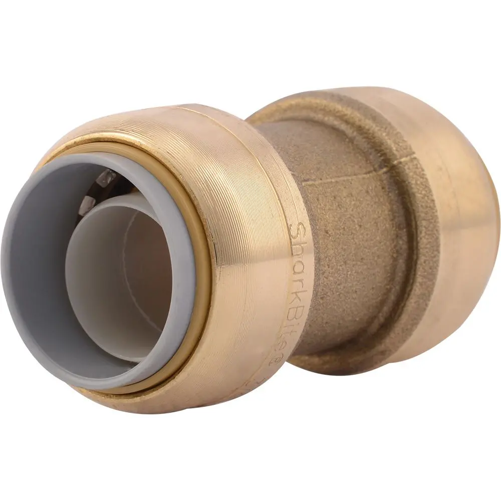 Sharkbite® U4016lf Lead-Free Brass Push-To-Connect Polybutylene Transition Coupling - 3/4" Pb X 3/4" 1