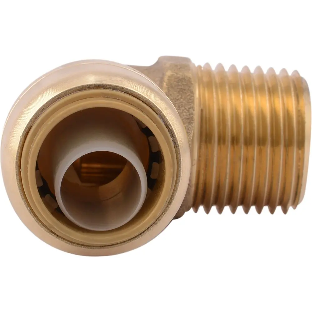 Sharkbite® U280lf Lead-Free Brass Push-To-Connect Male Elbow - 1/2" X 1/2" Mpt 2