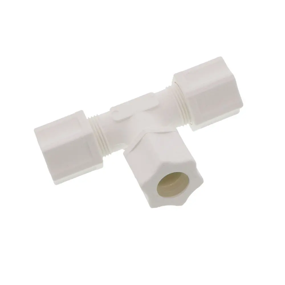 Jaco 70-8-P-Pg Polypropylene Union Tee 1/2 Od Tube X 1/2 Od Tube X 1/2 Od Tube 1