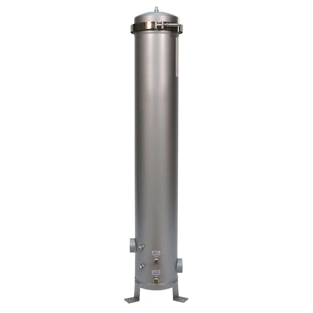 Shelco 4Fos4 40" Multi-Cartridge Stainless Steel Filter Housing 1