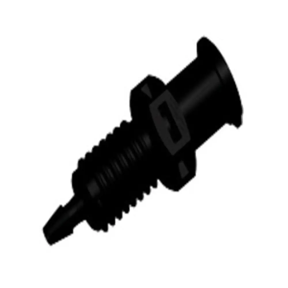 Pmlf2131 Luer Fitting Black Nylon Panel Mount Female Luer X 1/16 Hb 1