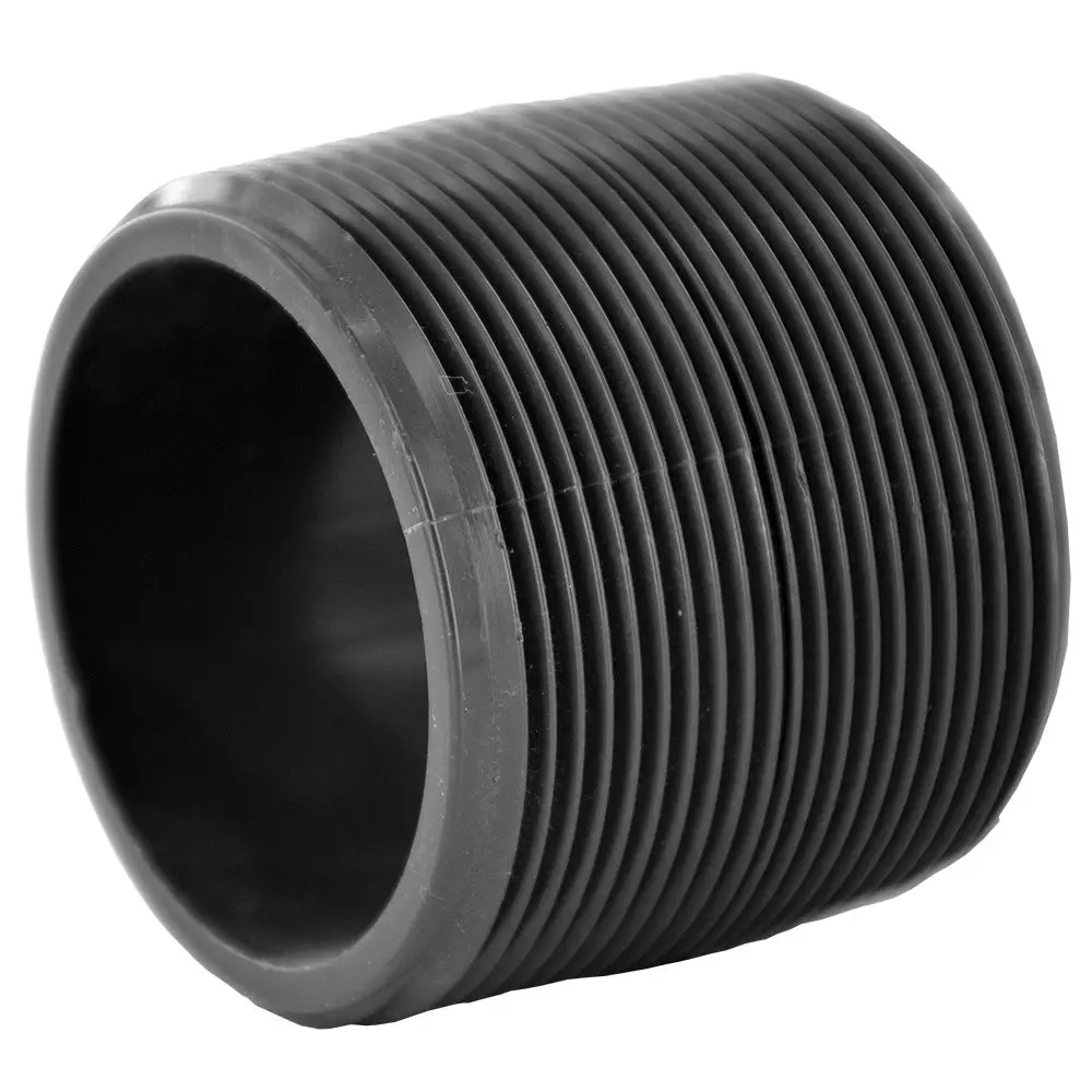 Schedule 80 Pvc Close Nipple 2" Mpt X 2" 1