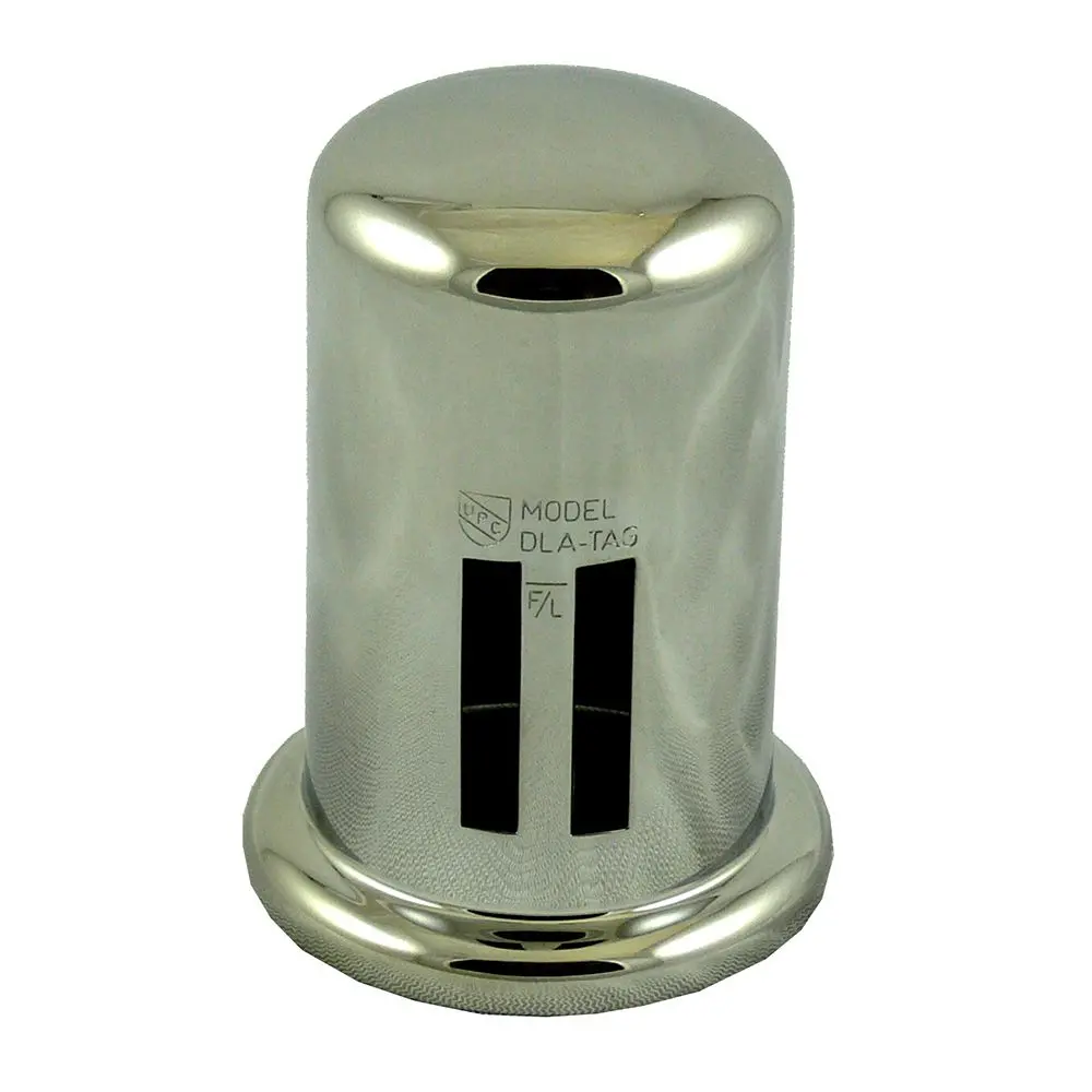 Brass Cover Cap For Twin Inlet Air Gap - Polished Chrome 1