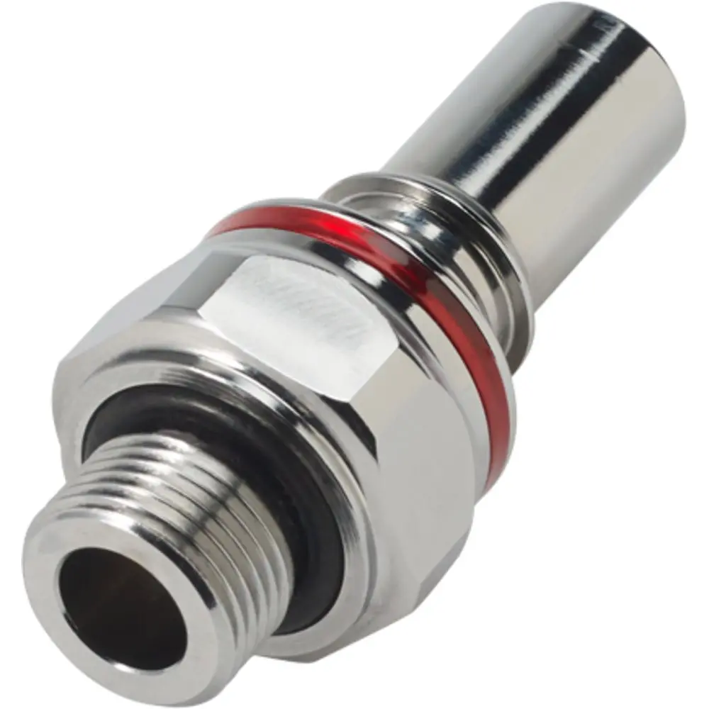 Colder Lq6d47006red Everis 3/8" G-Thread/Bspp Valved Liquid Cooling Connector Insert, Warm Red 1