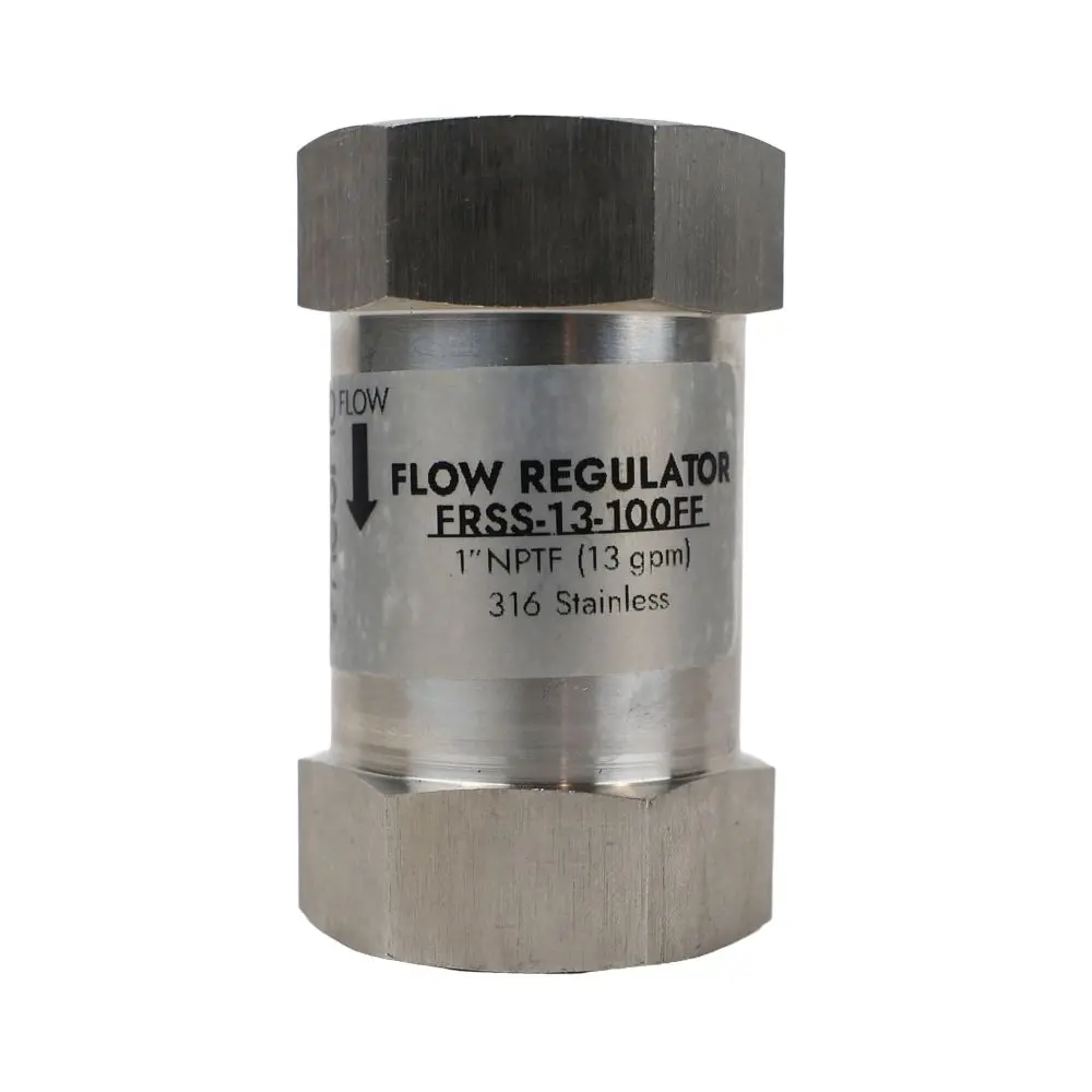 Neo-Pure Stainless Steel Flow Restrictor 13 Gpm Ss 1" Fpt 1