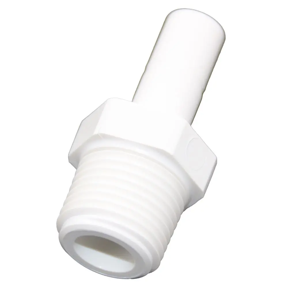Neofit - Polypropylene Natural White Stem Adapter 3/8" Stem X 3/8" Nptf 2