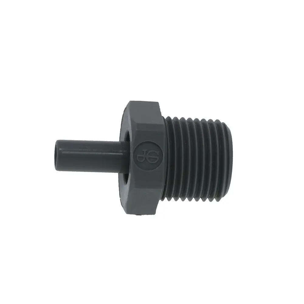John Guest Stem Adapter Nptf - 1/4 X 3/8  Nptf 1