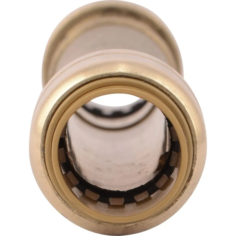 Sharkbite® U3008lf Lead-Free Brass Push-To-Connect Slip Coupling - 1/2" X 1/2" 2
