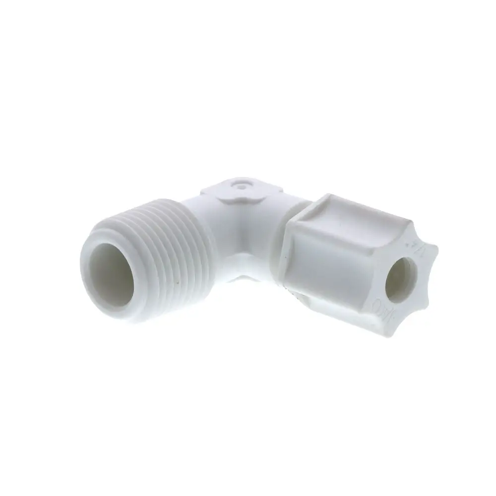 Jaco 40-4-6-P-Pg Polypropylene Male Elbow 1/4 Od Tube X 3/8 Mpt 1