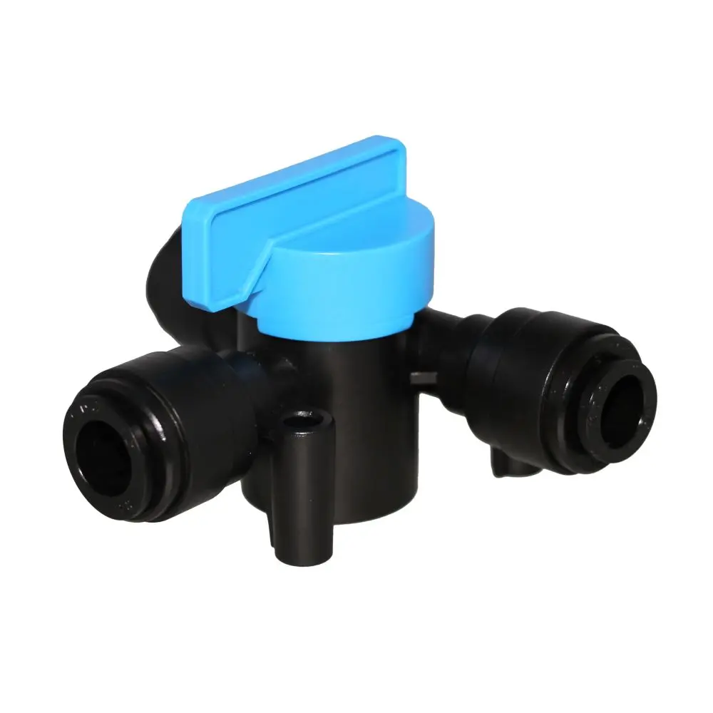 Neofit - Acetal Black Tee Valve 3/8"Tube 1