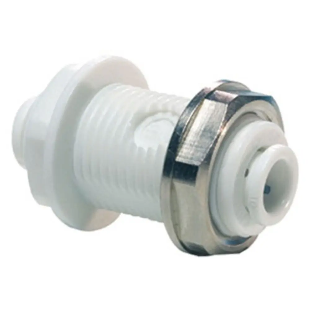 John Guest Bulkhead Union Polypro - 3/8 1