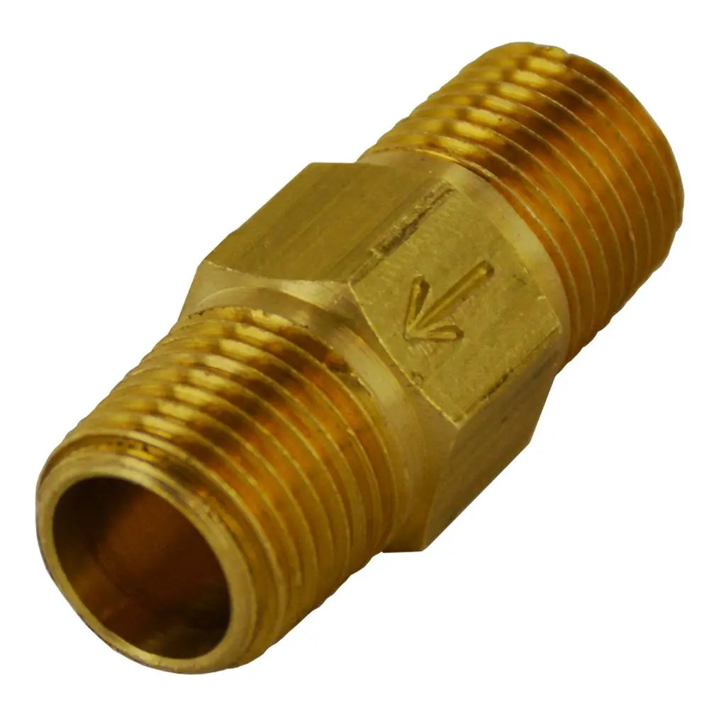 Brass Check Valve 1/8 Mpt X 1/8 Mpt 1
