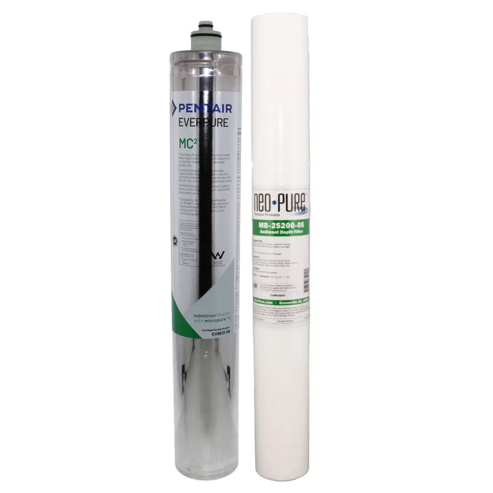 Everpure Mc2 + Neo-Pure 20" Ec210 Sediment Filters 1
