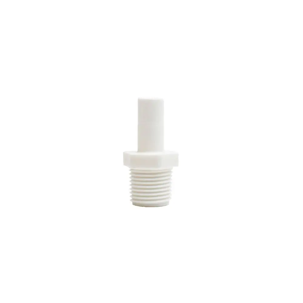 Dmfit Stem Adapter Acetal White - 1/2 Stem Od X 1/2" Nptf 1