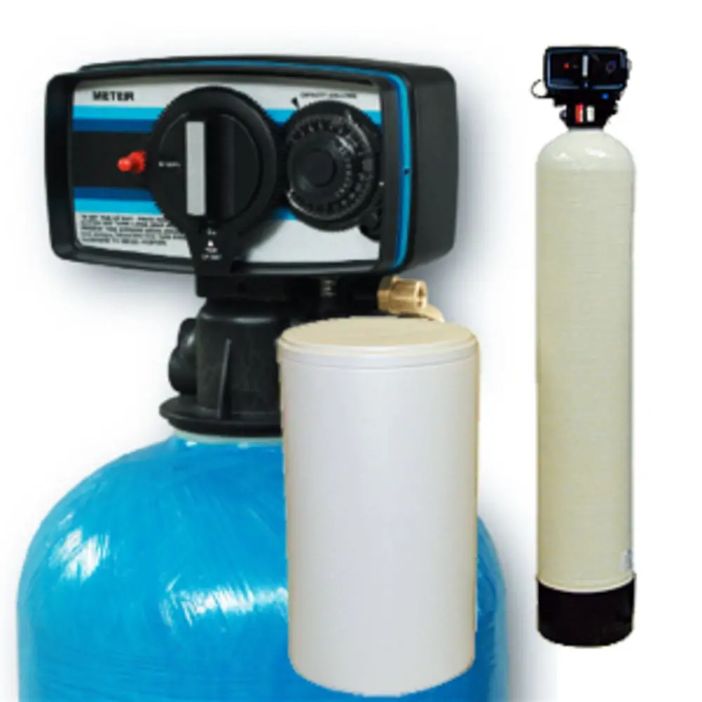 Fleck 5600 Econominder 32,000 Grain Mechanical Meter Water Softener 1