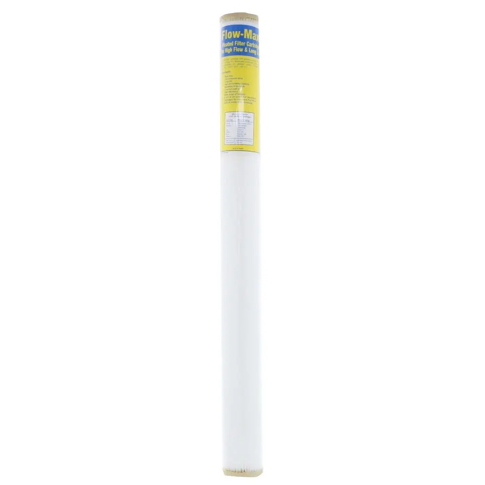29-1/4" X 2-3/4" Flow-Max Pleated Poly - 1 Mic 1
