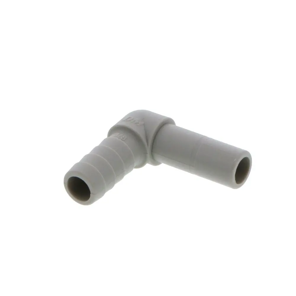 Dmfit Stem Elbow Barb Connector  - 3/8 Od Stem X 3/8 Id Barb 2
