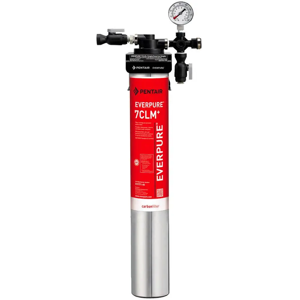 Everpure Qc7i Single-7Clm Plus Chloramine Reduction Filter System Ev9771-11 1