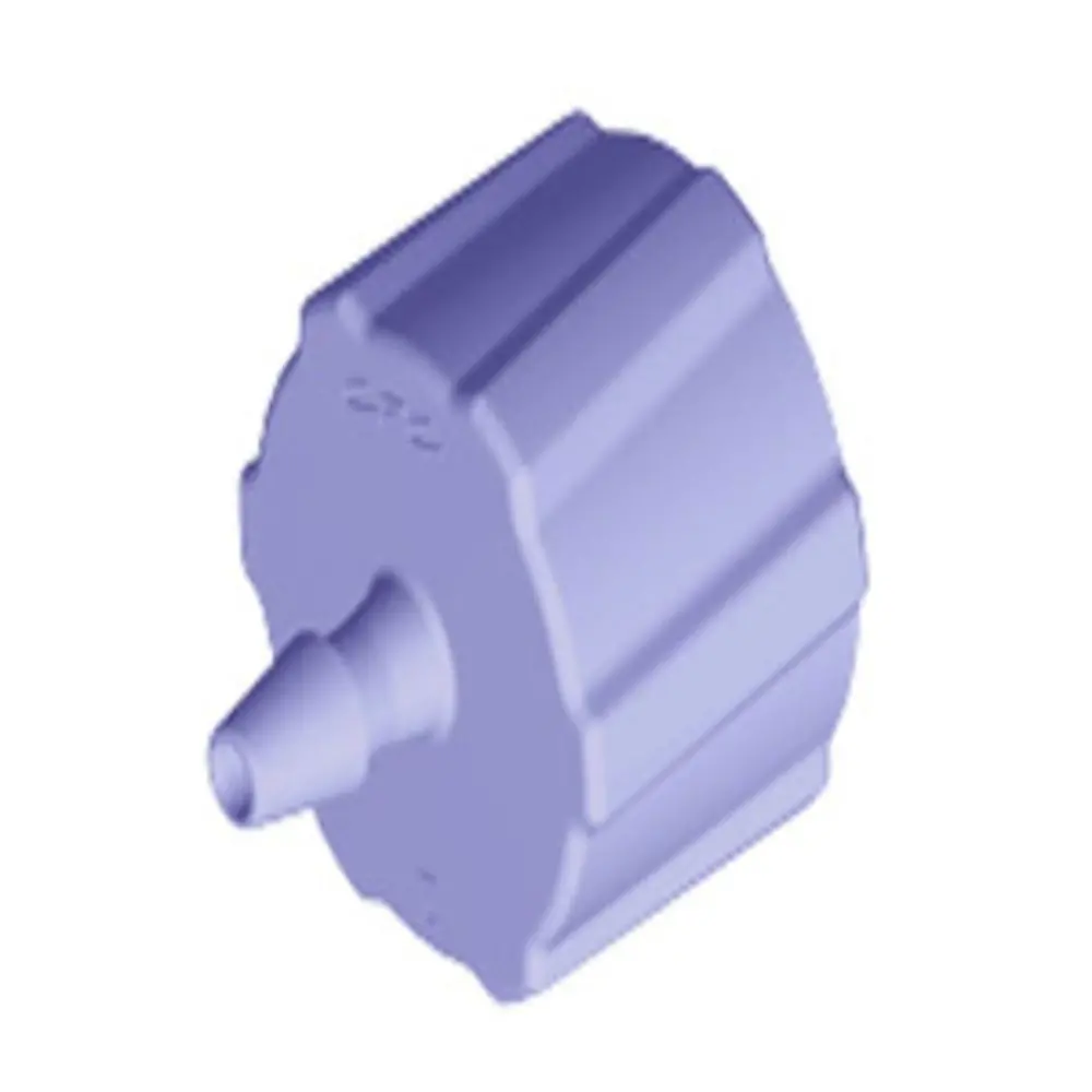 Lm2191 Luer Fitting Purple Tint Polycarbonate Male Luer X 1/16 Hb 1