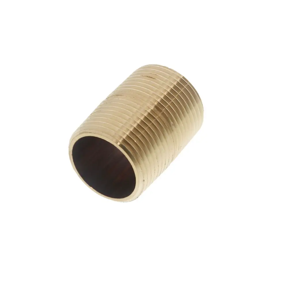 Brass Pipe Nipple Threaded 3/4 Mpt X Close 1