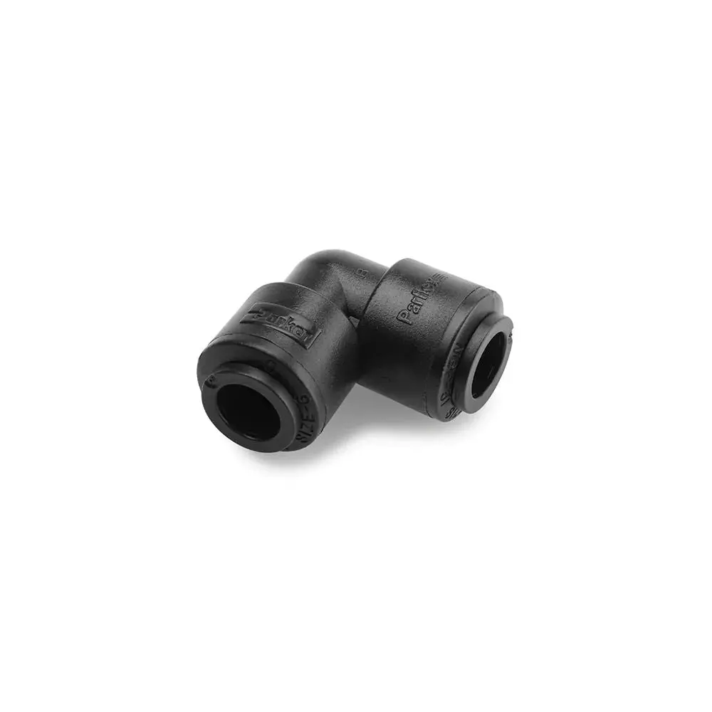 Black Kynar Pvdf Elbow Union - 1/4 X 1/4 1